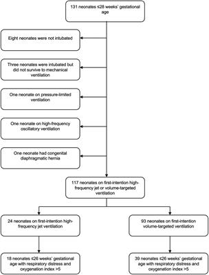 Single center experience with first-intention high-frequency jet vs. volume-targeted ventilation in extremely preterm neonates